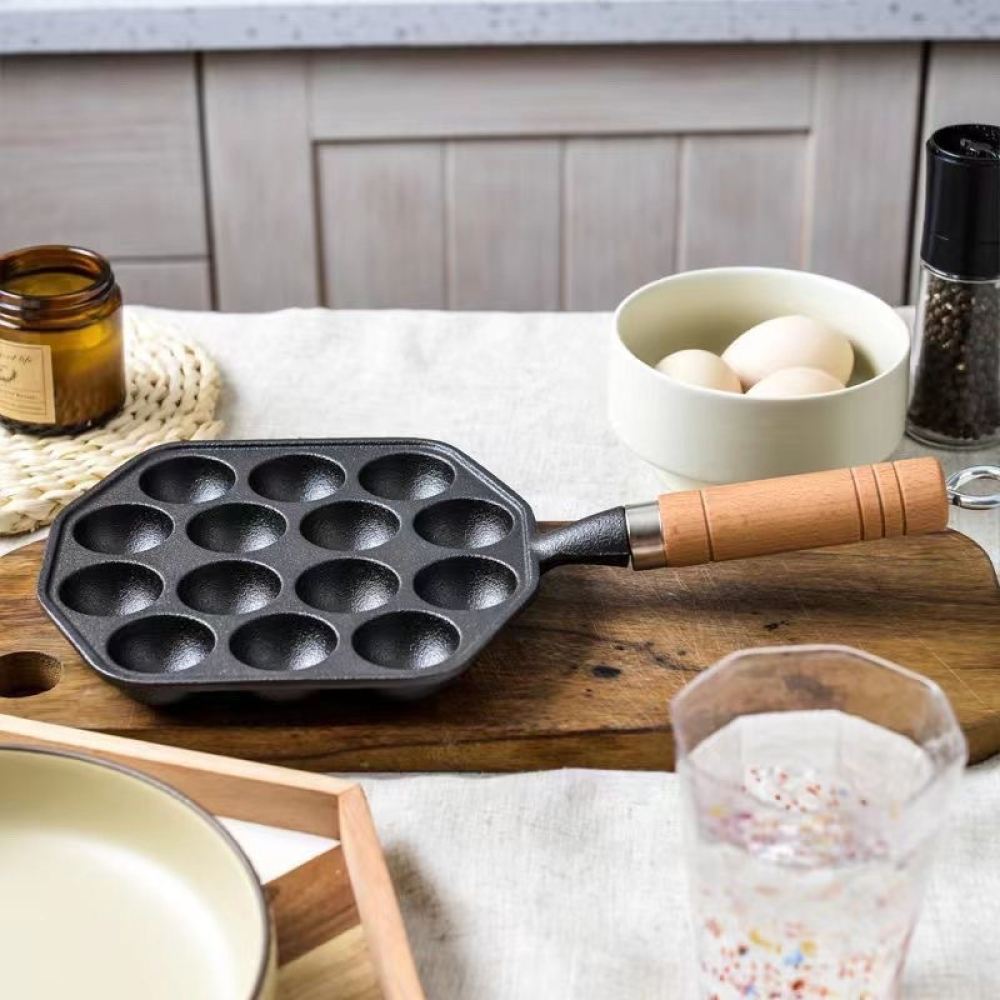 กระทะทาโกะยากิเหล็กหล่อ แม่พิม - Takoyaki Grill Plate บทวิจารณ์และราคา