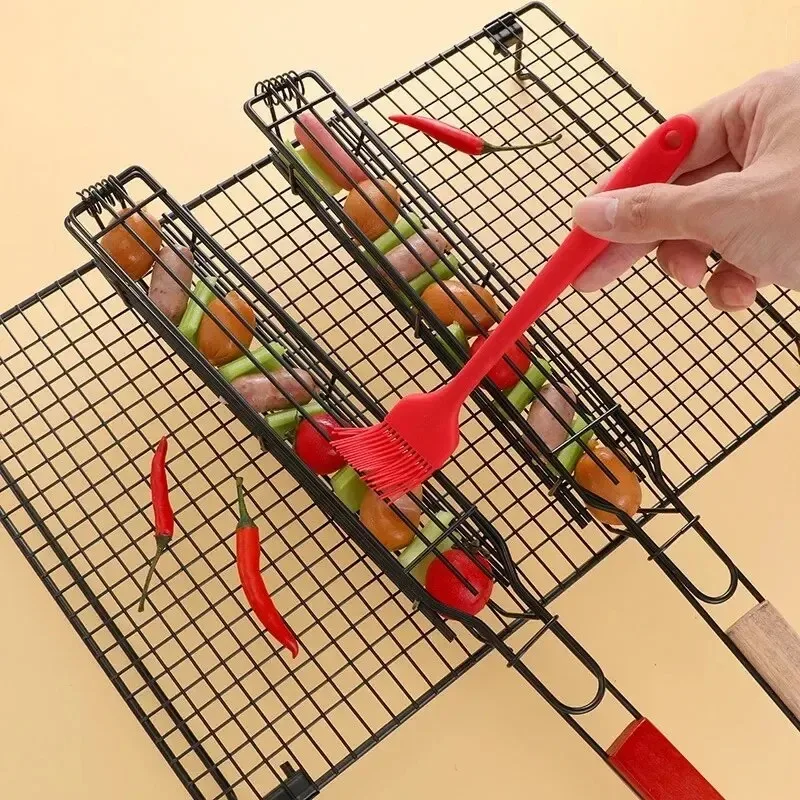 ตะกร้าย่างบาร์บีคิวด้ามไม้แบบพ - Corn Dog Stick บทวิจารณ์และราคา