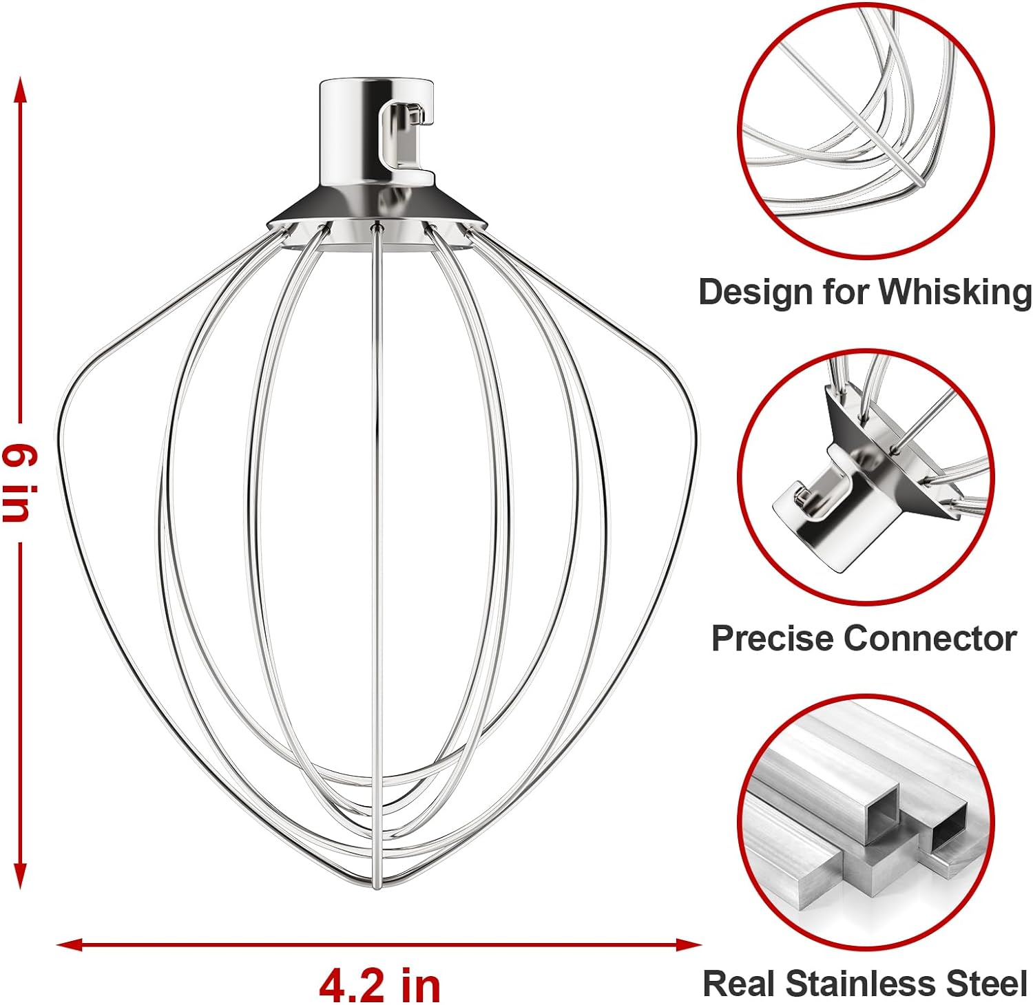 เปลี่ยน K45WW สแตนเลส 6-Wire W - Kitchenaid Mixer Hand Mixer บทวิจารณ์และราคา